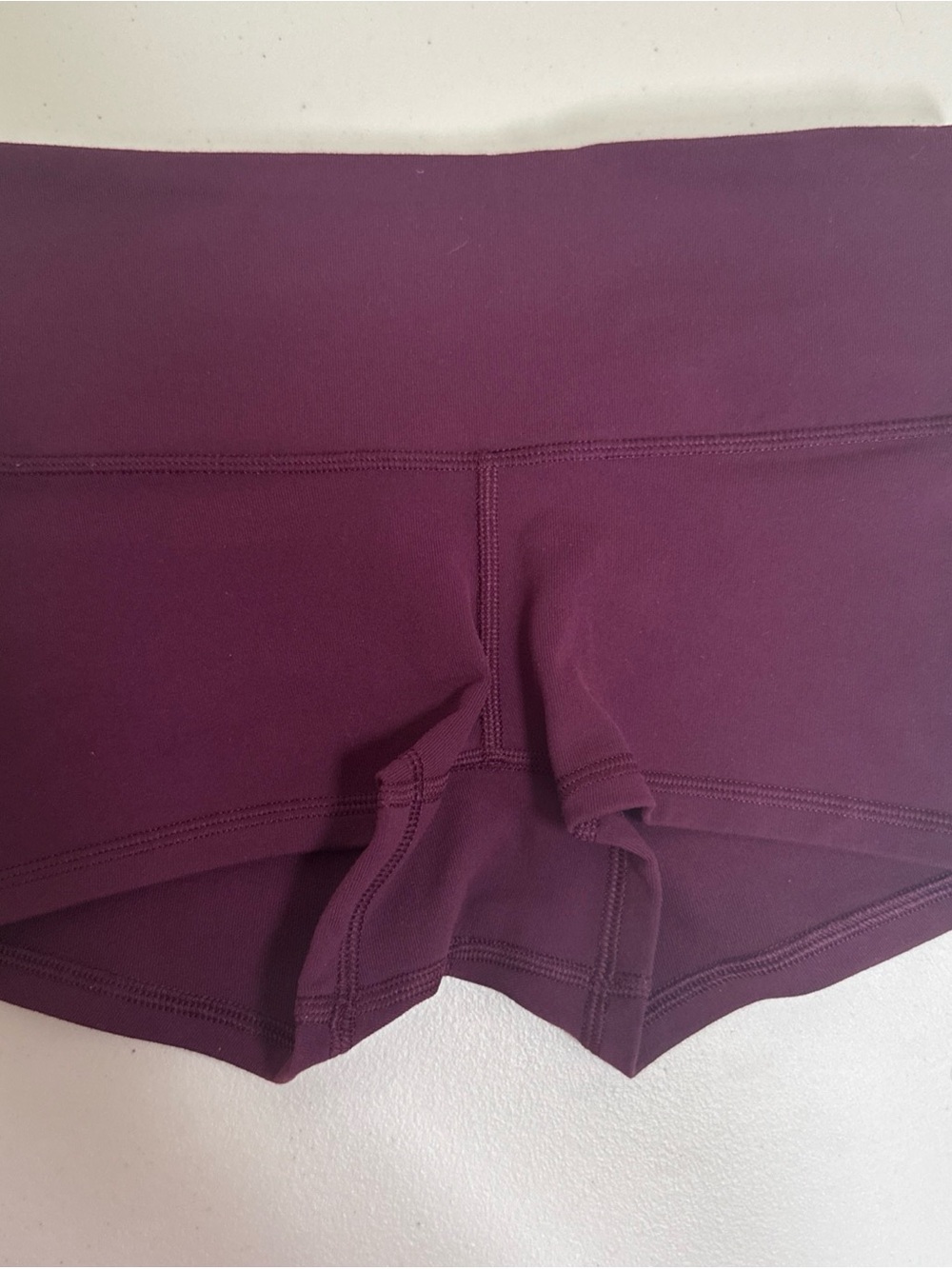 Women's burgundy boogie Shorts